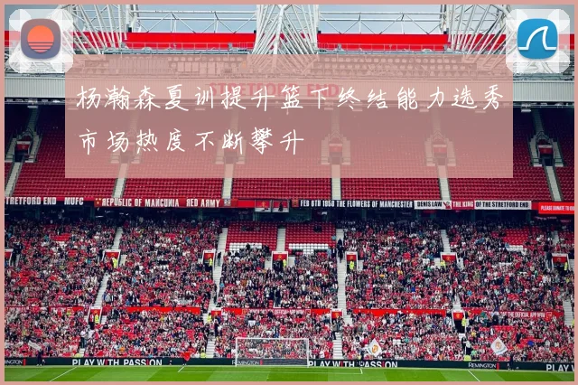 杨瀚森夏训提升篮下终结能力选秀市场热度不断攀升