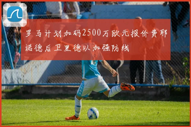 罗马计划加码2500万欧元报价费耶诺德后卫里德以加强防线